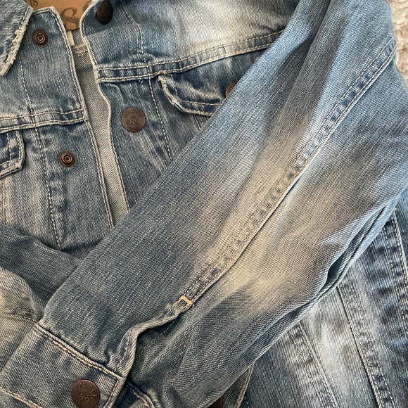 Children’s Place GIRLS Jean jacket - size 7/8 - Picture 5 of 6